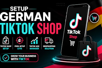 setup german tik tok shop fix tiktok dropshipping ads pixel tiktok ads manager