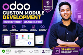 develop custom odoo modules and customize your erp