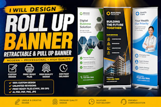 design roll up banner and retractable banner