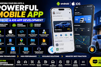 android app ios app cross platform app development API third party integration