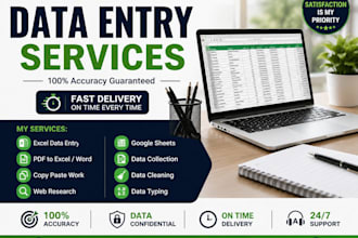 accurate manual data entry in excel and sheets
