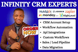setup notion crm gohighlevel zoho automation monday jobber zapier integration
