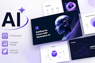 generative ai pitch deck, investor presentation, startup slides