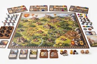 design your board game, cards and rulebook from scratch