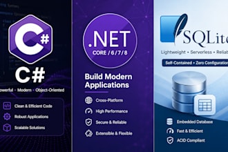 develop c sharp net desktop applications with sqlite