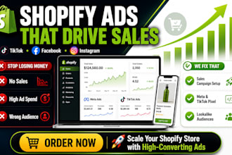 setup tiktok, facebook and instagram ads for shopify sales growth