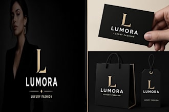 design luxury abaya logo and modest fashion brand identity