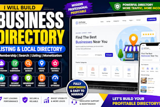 build business directory website, brilliant directory  local directory website