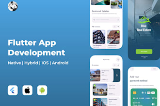 do flutter app development native and hybrid