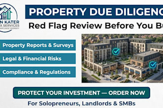 review your property contract pack final report and finances before exchange