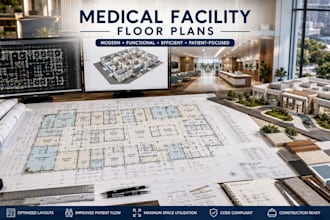 design medical facility floor plans with modern healthcare layouts