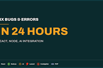 fix bugs, errors, and integrate ai into your web application