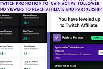twitch followers twitch viewers twitch affiliate twitch views twitch promotion
