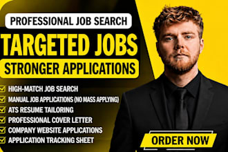 do targeted job search and apply for jobs