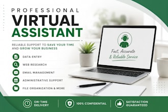 professional virtual assistant for administrative tasks