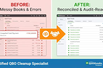 fix bank reconciliations and clear unapplied cash in quickbooks online