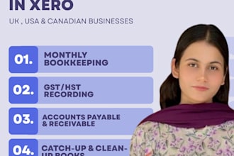 do UK gst hst bookkeeping in xero