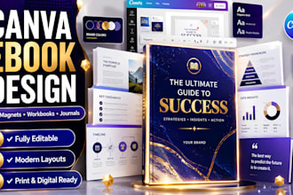 canva ebook design canva workbook ebook layout lead magnet canva PDF