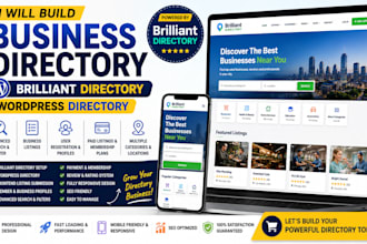 directory website, business directory, brilliant directory, wordpress directory