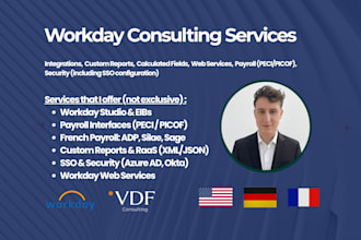 provide workday integration and hcm configuration and consulting services
