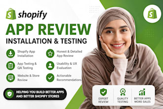 write shopify app review shopify app testing shopify app installation
