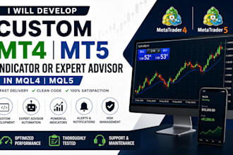 develop custom mt4 mt5 indicator or expert advisor in mql4 mql5