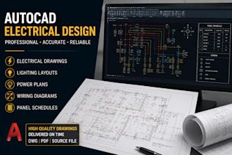 create professional autocad electrical designs