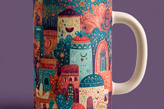 draw a mug or coffee mug design