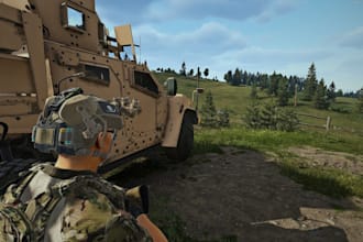 design a complete arma reforger server with custom mods