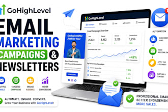 create gohighlevel email marketing campaigns and newsletters