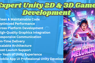 develop 2d and 3d game in unity multiplayer battle and racing games