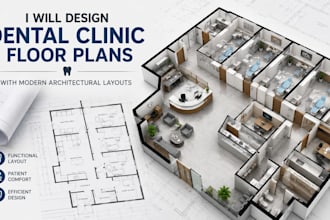 design dental clinic floor plans with modern architectural layouts