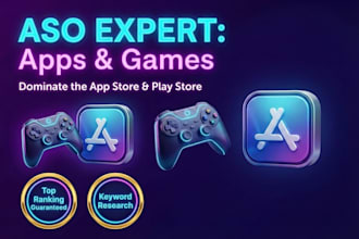 do professional aso for google play, amazon appstore and apple app store