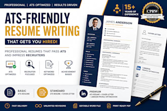 write and upgrade your resume, CV, cover letter, linkedin