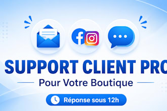 je réponds aux clients de votre boutique en ligne
