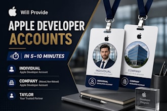 enroll highly quality apple developer accounts for you