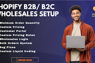do shopify b2b wholesale store with custom pricing store without shopify app