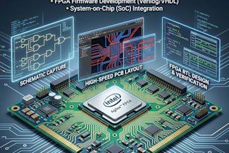 design intel fpga, pcb layout and hardware design