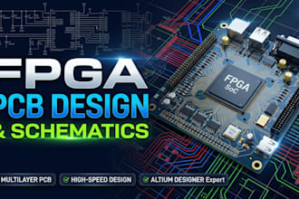 design fpga pcb, schematic and altium designer projects