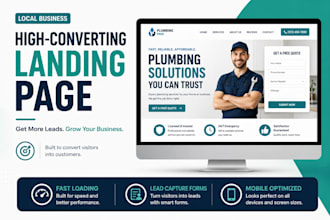 design a high converting landing page for your local service business