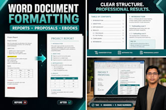 professionally format and design your word document