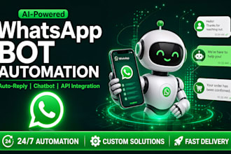 develop an ai whatsapp bot for business automation