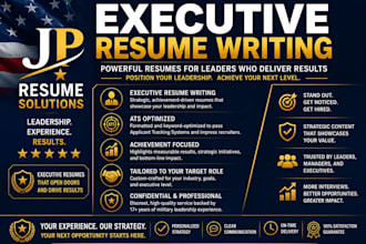 write an executive ats resume for managers directors and executives