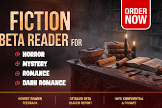 be your horror, mystery, or dark romance beta reader