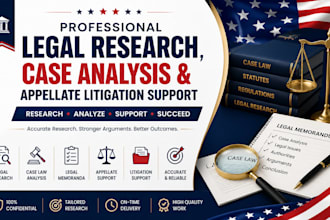 provide legal research, case analysis, and appellate litigation support