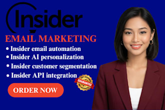 setup insider marketing automation customer journeys insider email campaigns