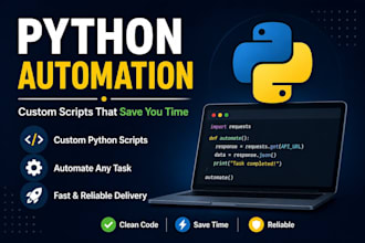 develop a custom python automation script