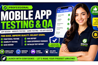 do mobile app rating review, qa testing, website and game testing ios app review