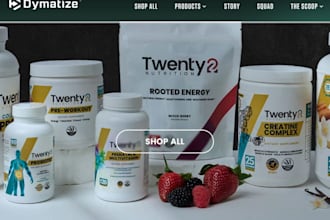 supplement shopify store gummies diet health private label dropshipping store