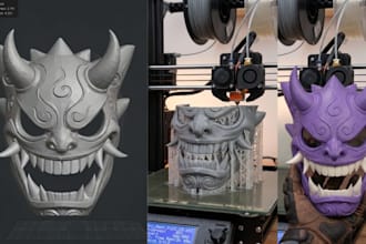 design custom wearable mask cosplay mask halloween mask with armor mask
